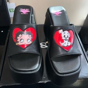 Betty Boop Platform Sandals Dollskill